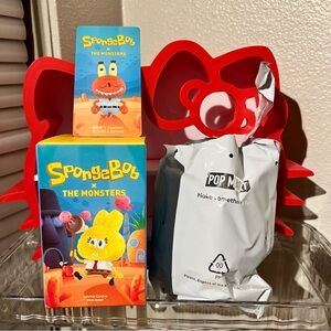 NWT SpongeBob X The Monsters Authentic Pop Mart Confirmed Mr.Krab x Zimomo